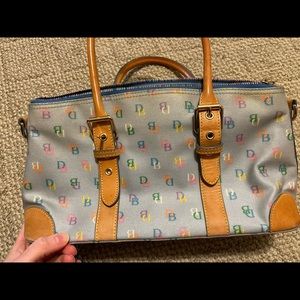 Dooney & Bourke colorful logo purse